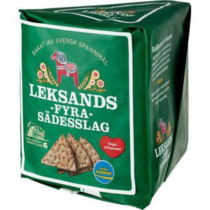 Leksands Knäckebröd Trekantsknäcke Fyra Sädeslag 190g Leksands knäckebröd