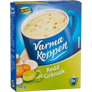 Blå Band Soppa Redd Grönsak 3x2dl Varma Koppen
