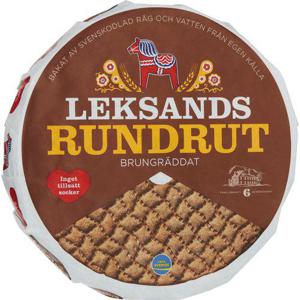 Leksands Knäckebröd Rundrut Brungräddat 700g