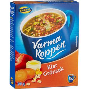 Blå Band Klar Grönsakssoppa 3x2dl Varma Koppen