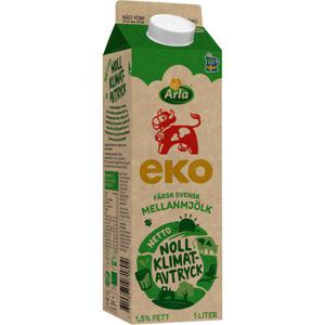 Arla Ko Ekologisk Mellanmjölk EKO/KRAV 1,5% 1L Arla