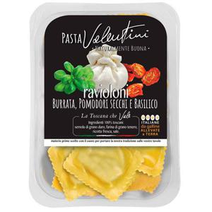 Valentini Ravioli med Burrata, Tomat & Basilika 250g