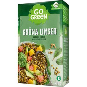 GoGreen Gröna Linser 400g