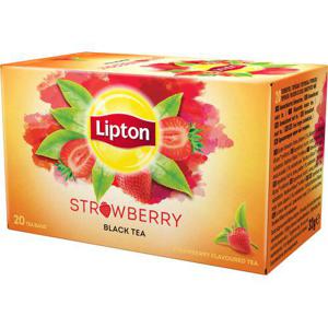 Lipton Svart Te Strawberry 20-p