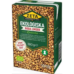 Zeta Röda Linser EKO 380g