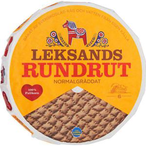 Leksands Knäckebröd Rundrut Normalgräddat 700g Leksands knäckebröd