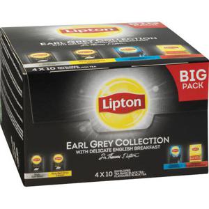 Lipton Svart Te Earl Grey Variety Collection 40-p