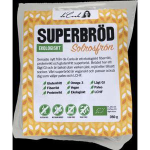 da Carla Bröd Solrosfrö Glutenfri EKO 350g