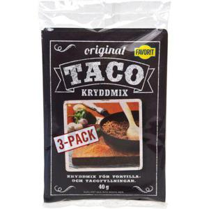 Favorit Taco Kryddmix 3-p