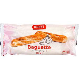 Budget Baguette med Vitlök Fryst 2-p 350g