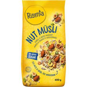 Risenta Müsli Mandel & Rostad Hasselnöt 600g