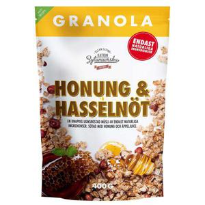 Clean Eating Granola Hasselnöt & Honung 400g
