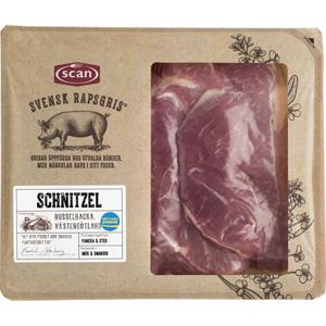 Scan Schnitzel av Bog Rapsgris ca 450g