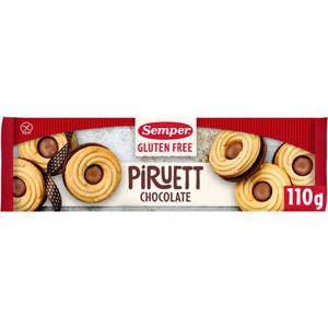 Semper Piruett Choklad Glutenfri/Laktosfri 110g