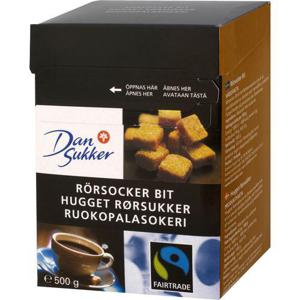 Dan Sukker Rörsocker Bit Fairtrade 500g Dansukker