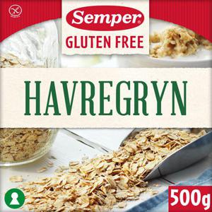 Semper Havregryn Rent Havre 500g