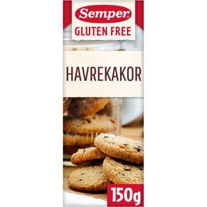 Semper Havrekakor Glutenfri 150g