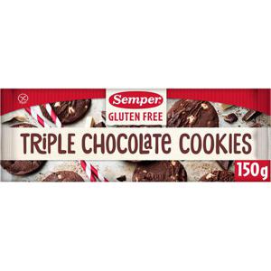 Semper Cookies Triple Choklad 150g