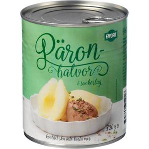 Favorit Päronhalvor Konserverade 820g