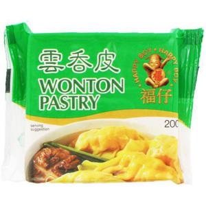 Happy Boy Wonton Dumplingsdeg Fryst 200g