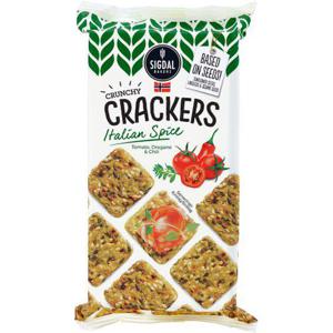 Sigdal Crackers Italienska Kryddor 120g