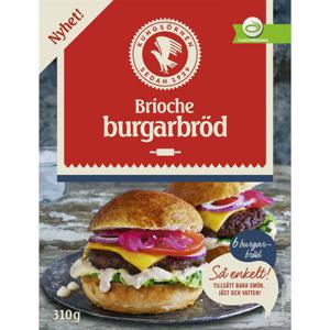 Kungsörnen Mix Brioche Burgarbröd 310g