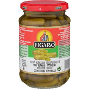 Figaro Cornichons Små i Vinäger 345g