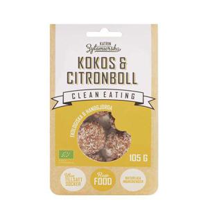 Clean Eating Kokos & Citronboll EKO 105g