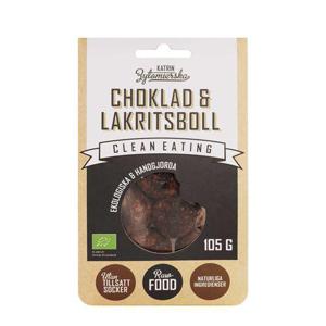Clean Eating Choklad & Lakritsboll EKO 105g