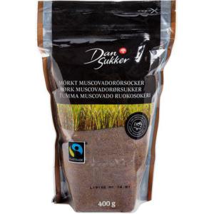 Dan Sukker Mörkt Muscovadorörsocker Fairtrade 400g