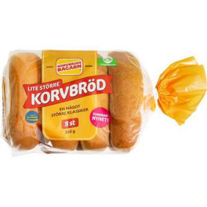 Korvbrödsbagarn Lite Större Korvbröd 8-p