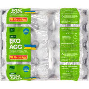 Kronägg Ägg Frigående EKO 20-p M/L 1060g