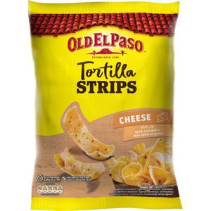 Old El Paso Tortilla Strips Cheese 185g