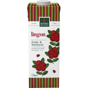 Kiviks Frukt & Bärdryck Lingon Koncentrat 1L