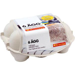 Kronägg Ägg Frigående 6-p M 348g