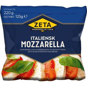 Zeta Mozzarella Italiensk 125g