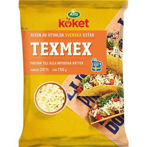 Arla Köket Ost Tex Mex 29% Riven 150g Arla