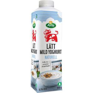 Arla Ko Lättyoghurt Mild Naturell 0,5% 1000g Arla