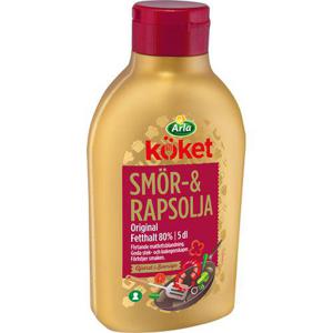 Arla Köket Smör- & Rapsolja 80% 500ml Arla