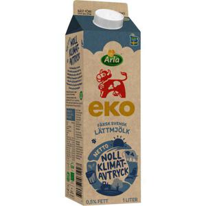 Arla Ko Ekologisk Lättmjölk EKO/KRAV  0,5% 1L Arla