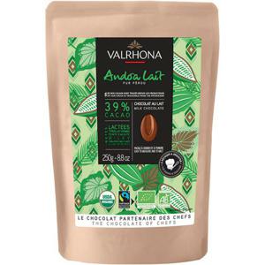 Valrhona Chokladknappar Andoa 39% EKO/Fairtrade 250g