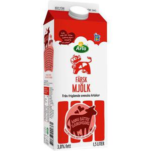 Arla Ko Färsk Standardmjölk 3% 1,5L Arla