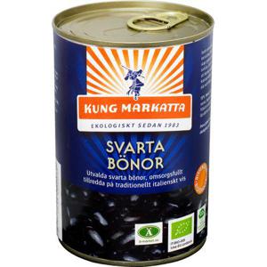 Kung Markatta Svarta Bönor EKO 400g
