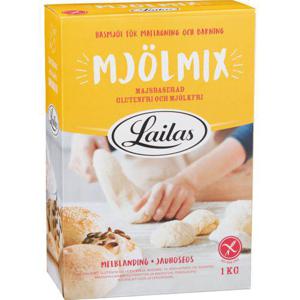 Lailas Mjölmix Majsbaserad Glutenfri 1kg