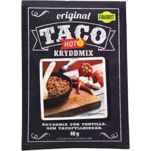 Favorit Taco Kryddmix Hot 40g