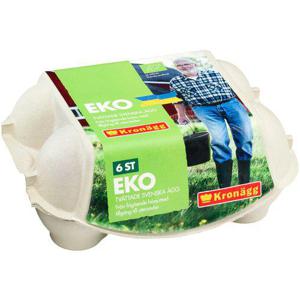 Kronägg Ägg Frigående EKO 6-p M/L 379g