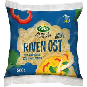 Arla Svensk Ost Riven 24% 500g