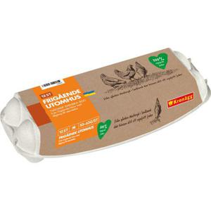 Kronägg Ägg Frigående Utomhus Sojafritt Foder M 12-p