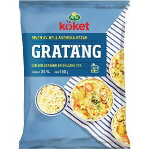 Arla Köket Gratängost Riven 24% 150g Arla