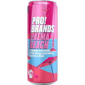 ProBrands Energidryck Palma Beach Jordgubb & Hallon 330ml
